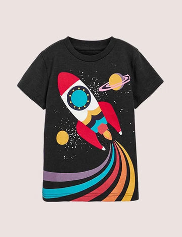 Planet Rocket T-shirt - Mini Taylor